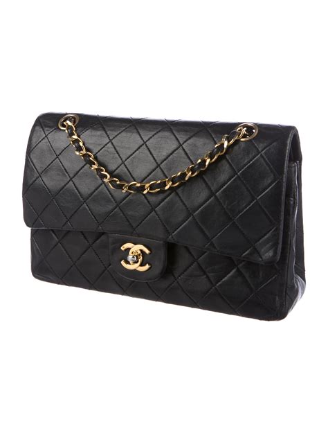 chanel classic flap medium grey|Chanel single flap vs double.